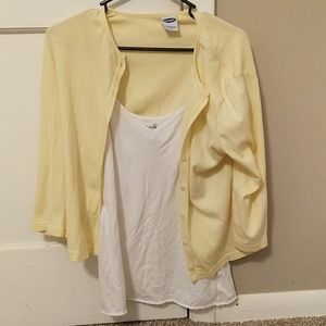 Old Navy Cardigan and Cami
